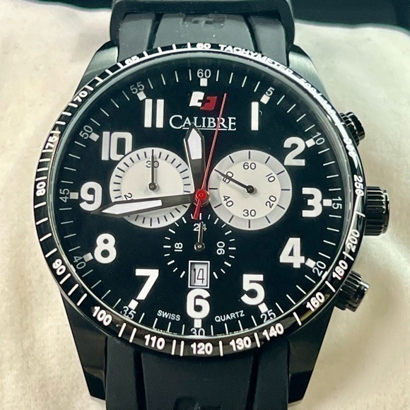 Calibre Other - Calibre Lancer Chronograph Date Designer Sports Men’s Watch